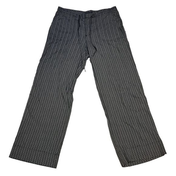 Tommy Hilfiger navy blue and white relaxed wide leg trousers size 6 - Picture 2 of 14